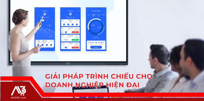 Top 4 giải pháp trình chiếu hiệu quả cho doanh nghiệp