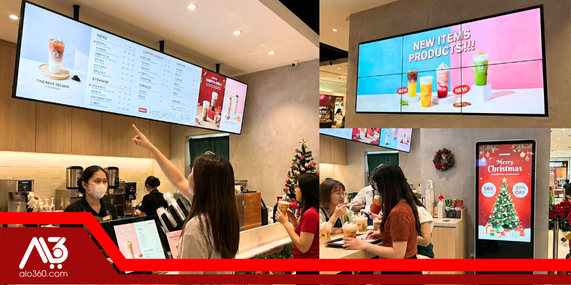 Màn Hình Quảng Cáo Chuyên Dụng Dành Cho Ngành F&B: Giải Pháp Hiện Đại Từ HAJUND