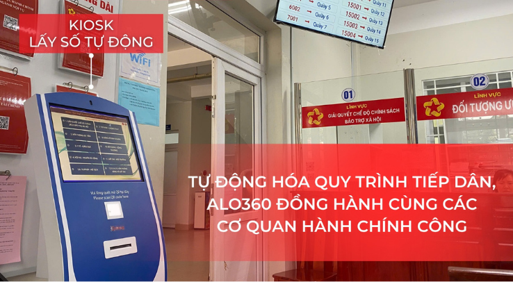 Giải pháp KIOSK tự động & Màn hình hiển thị: Hiện đại hóa Hành chính công tại phường Trảng Dài